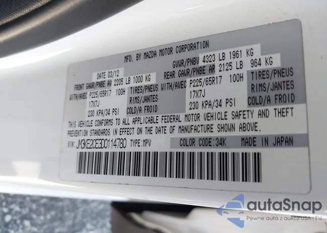 JM3KE2CE3D0114780: 43858771