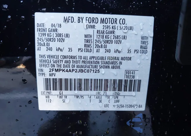 2FMPK4AP2JBC07125: 43858784