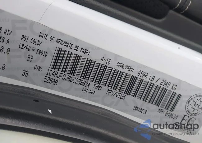 1C4RJFDJ8GC398934: 43860185