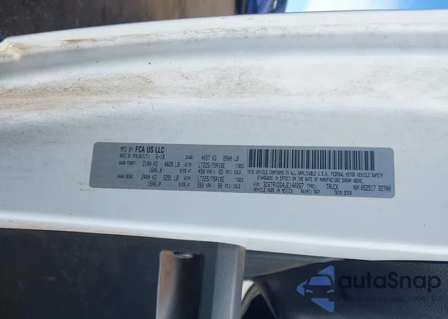 3C6TRVDG4JE140267: 43859635