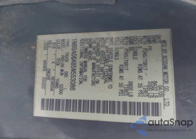 1N6BA06A85N553086: 43861058