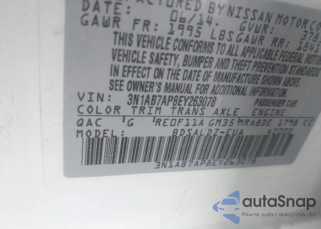 3N1AC7AP8EY263078: 43861172