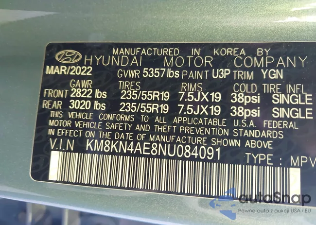 KM8KN4AE8NU084091: 43861232