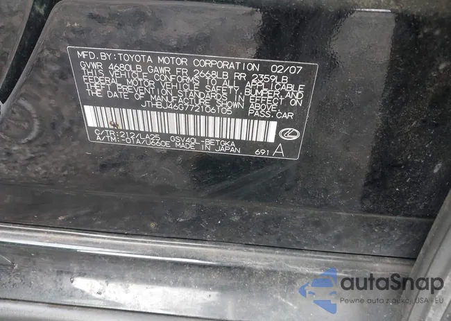 JTHBJ46G772106105: 43861233