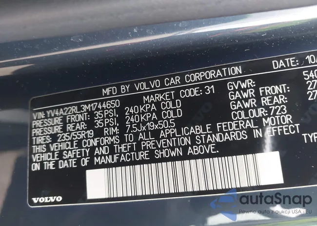 YV4A22RL3M1744650: 43861253