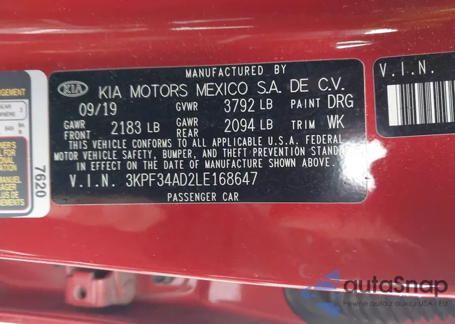 3KPF34AD2LE168647: 43861371