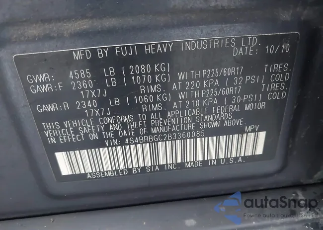 4S4BRBGC2B3360085: 43861375