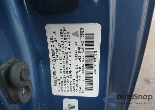 JNKCV64E08M121332: 43861412