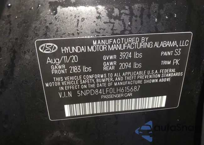 5NPD84LF0LH615687: 43860564