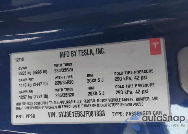 5YJ3E1EB8JF081833: 43860599