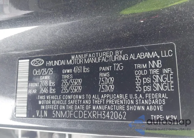 5NMJFCDEXRH342062: 43860643