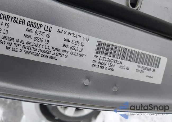 2C3CDXBG6DH689584: 43860767