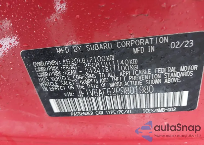 JF1VBAF62P9801980: 43862010