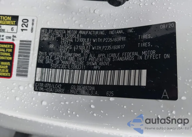 5TDYZ3DC1LS083311: 43862086