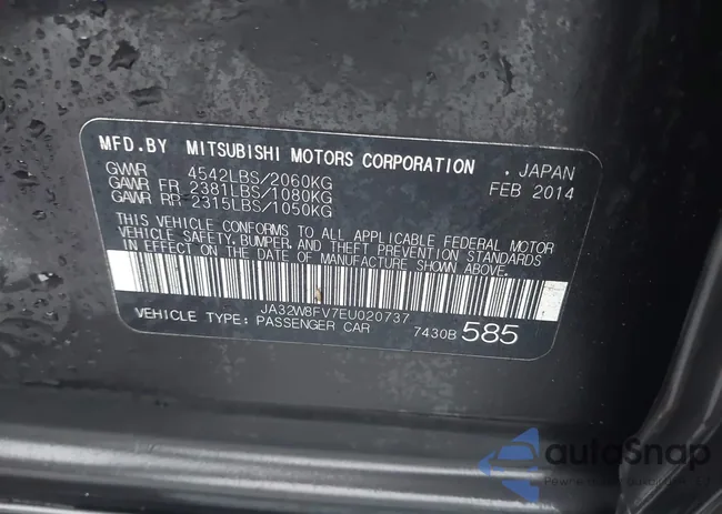 JA32W8FV7EU020737: 43862126