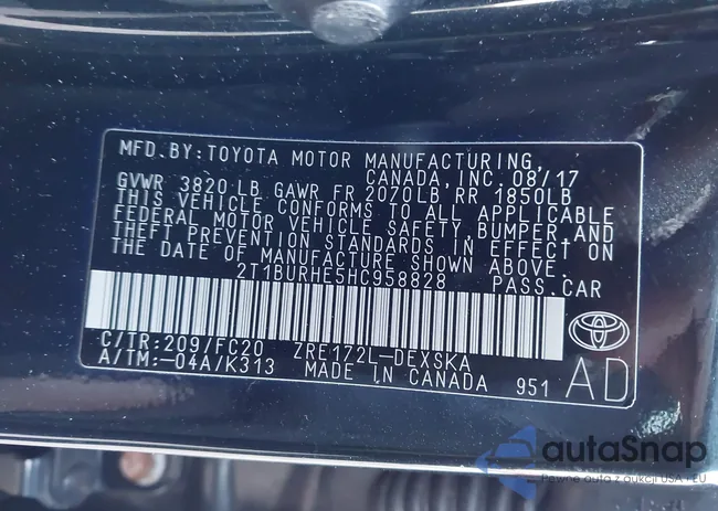 2T1BURHE5HC958828: 43862146