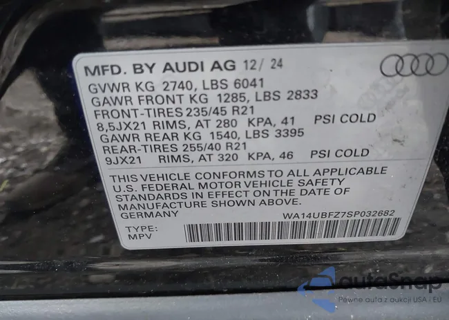 WA14UBFZ7SP032682: 43862206