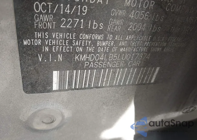 KMHD04LB5LU017374: 43862293