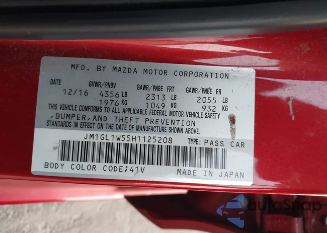 JM1GL1W55H1125208: 43861486