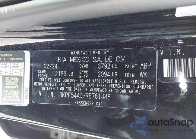 3KPF54AD7RE761388: 43861828