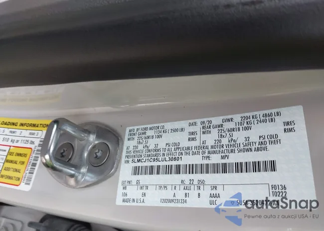 5LMCJ1C95LUL30801: 43863137