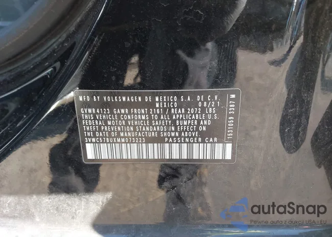 3VWC57BUXMM073223: 43863148