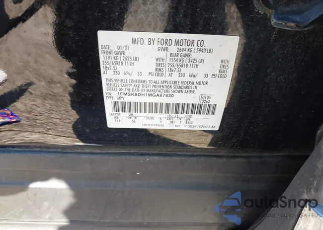 1FMSK8DH1MGA87630: 43864466