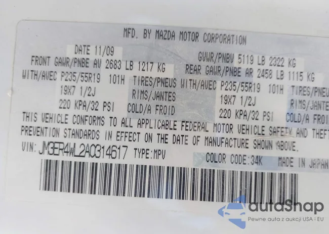 JM3ER4WL2A0314617: 43863832