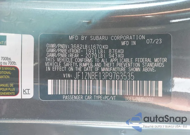 JF1ZNBE13P9763535: 43864995