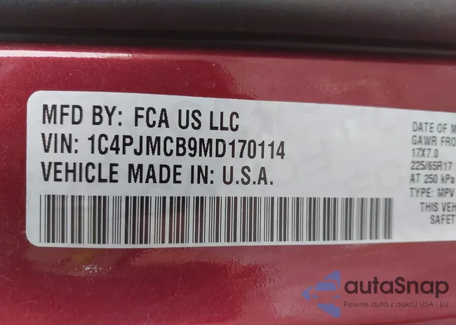 1C4PJMCB9MD170114: 43865017