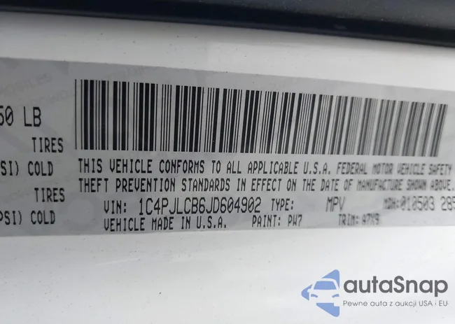 1C4PJLCB6JD604902: 43865455