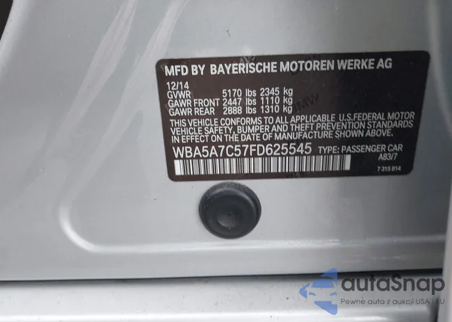 WBA5A7C57FD625545: 43864828