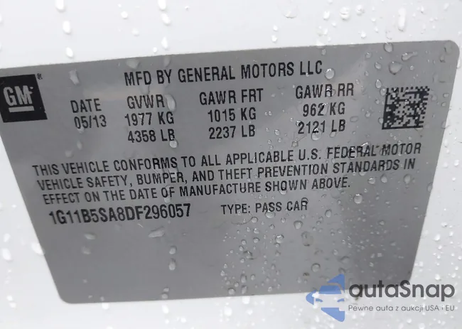 1G11B5SA8DF296057: 43864829