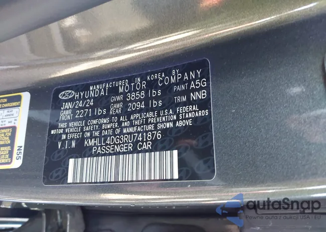 KMHLL4DG3RU741876: 43866177