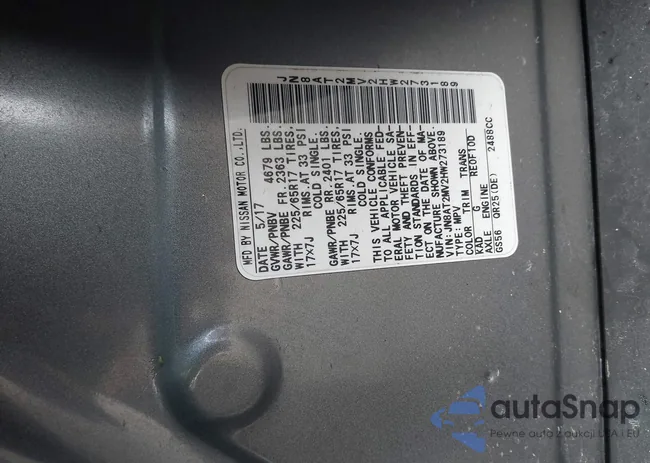 JN8AT2MV2HW273189: 43866312