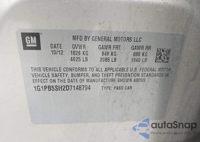 1G1PB5SH2D7148794: 43865524