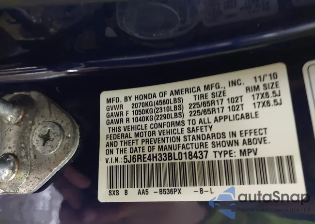 5J6RE4H33BL018437: 43865760