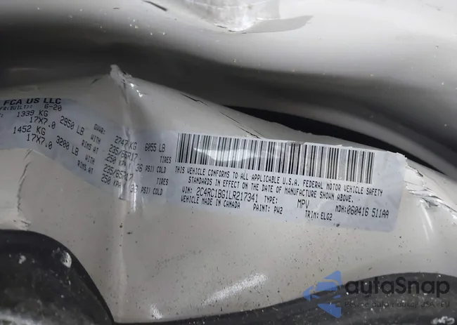 2C4RC1BG1LR217341: 43867112