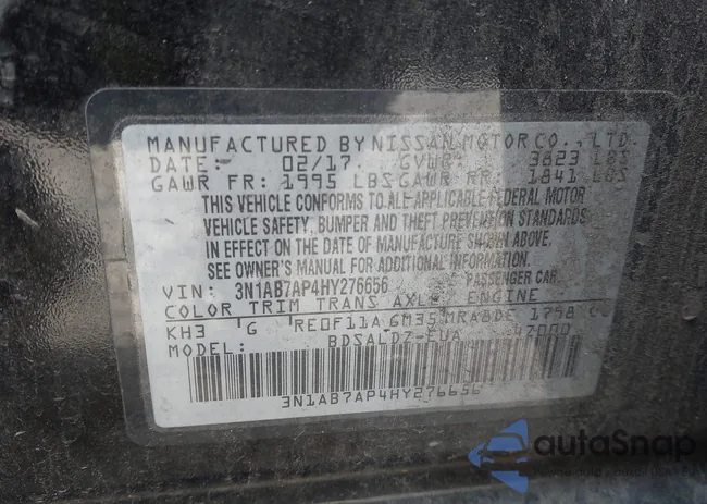 3N1AB7AP4HY276656: 43866532