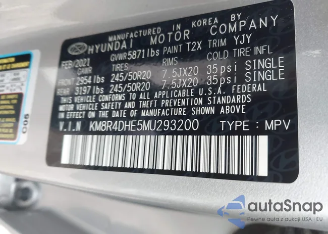 KM8R4DHE5MU293200: 43866568