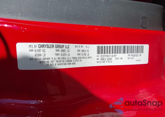 3C3CFFER4CT181797: 43867880