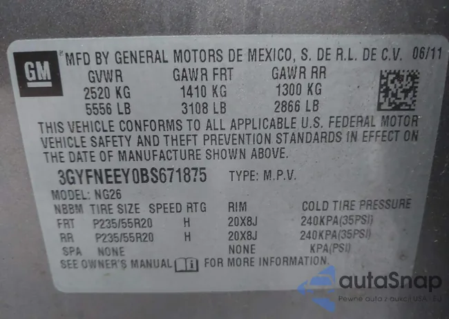 3GYFNEEY0BS671875: 43867973