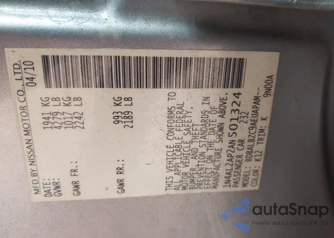 1N4AL2AP2AN501324: 43867724