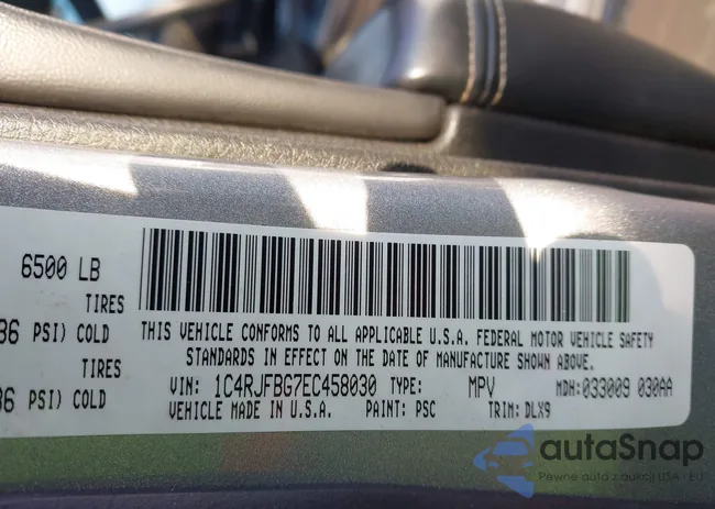 1C4RJFBG7EC458030: 43868930