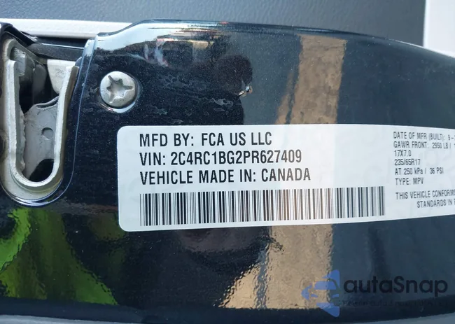 2C4RC1BG2PR627409: 43869205