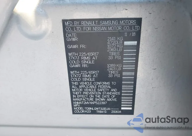 KNMAT2MVXKP522397: 43869416