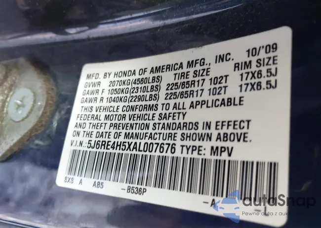 5J6RE4H5XAL007676: 43868656