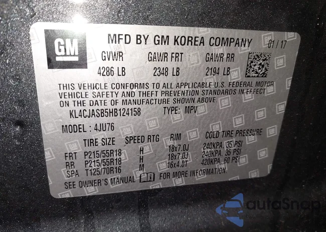 KL4CJASB5HB124158: 43868660