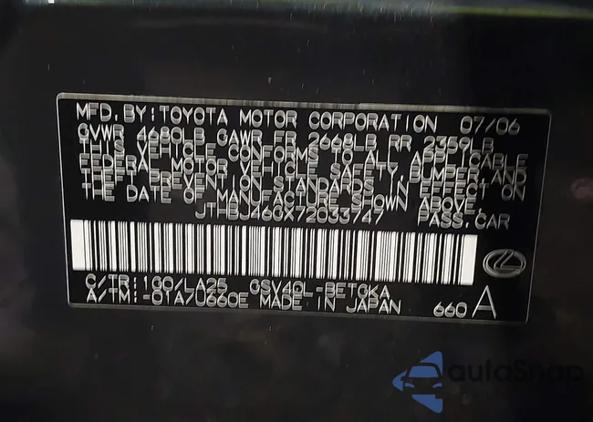 JTHBJ46GX72033747: 43869884