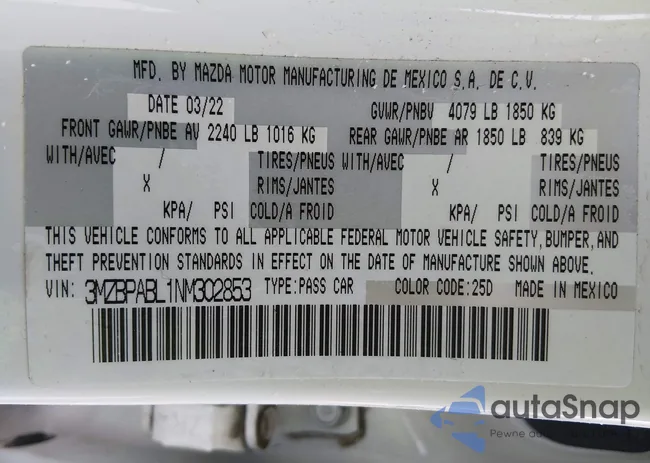 3MZBPABL1NM302853: 43870395